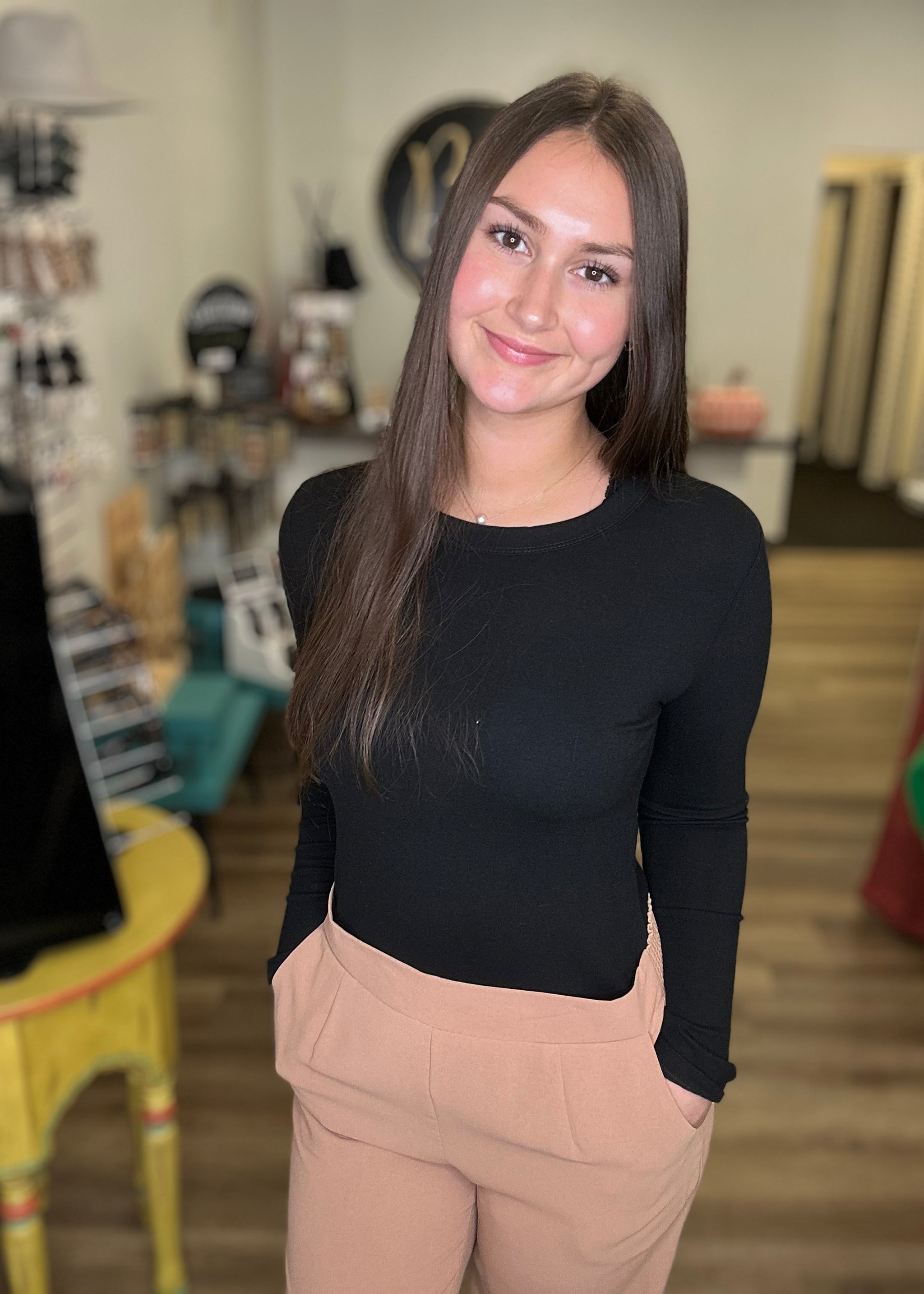 Taupe Wide Leg Pants - B3 Boutique, LLC