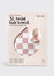 Extra Large Quick-Dry Hair Towel Wrap- Terracotta Checker - B3 Boutique, LLC