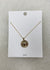 Brass Heart Coin Necklace - B3 Boutique, LLC
