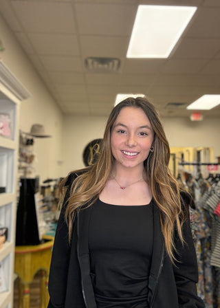 Black Square Neck Tank - B3 Boutique, LLC