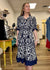 Ruffle Detail Midi Dress - B3 Boutique, LLC
