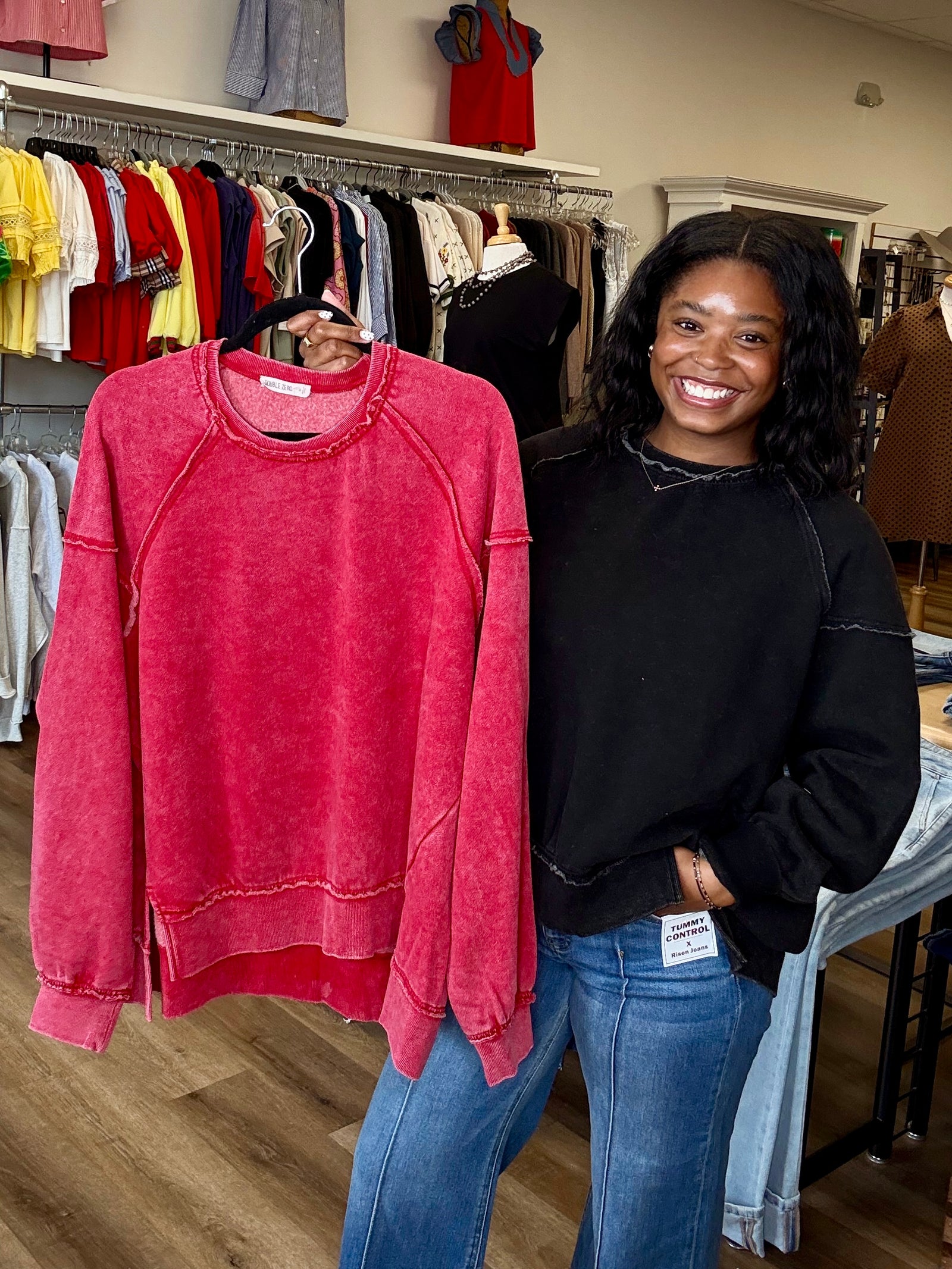 Vintage Red Sweatshirt