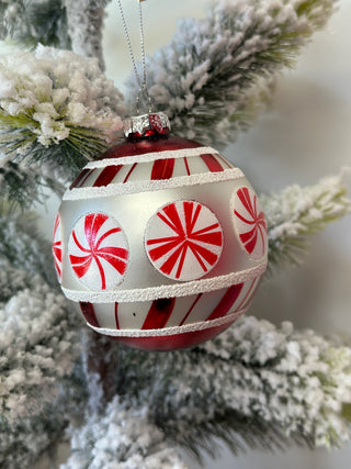 4" Peppermint Ornament - B3 Boutique, LLC