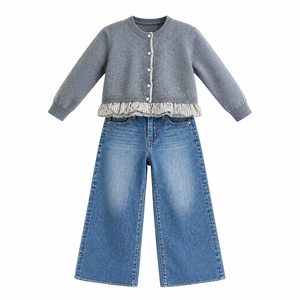 Grey Layered Cardi
