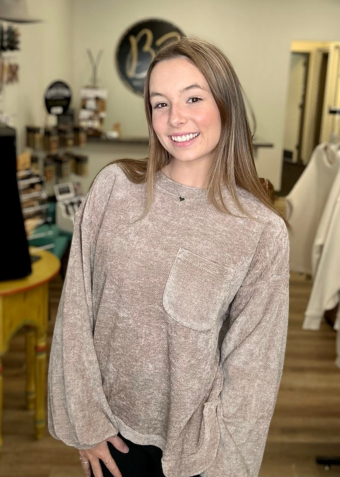 Taupe Top - B3 Boutique, LLC