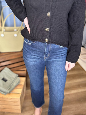 Straight Leg Crop Jeans