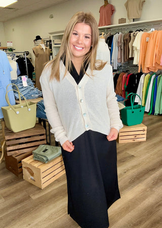 Lightweight Cream Cardigan - B3 Boutique, LLC