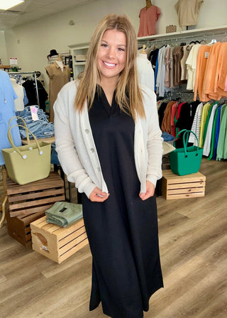 Lightweight Cream Cardigan - B3 Boutique, LLC