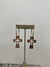 Large cross dangle hoops - B3 Boutique, LLC