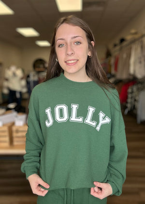 "Jolly" Stencil Graphic Top