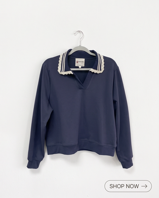 Navy French Terry