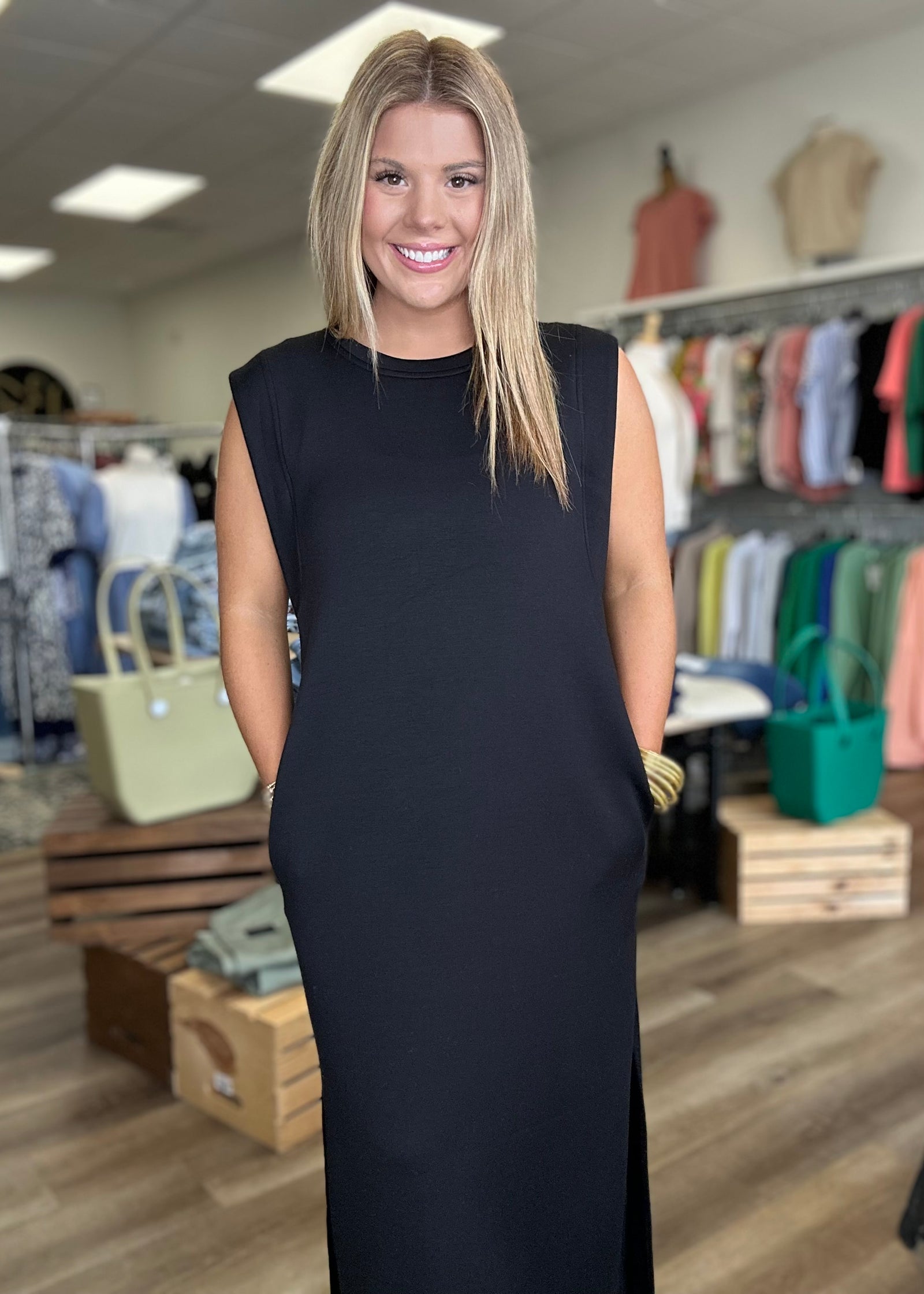 Black Maxi Dress - B3 Boutique, LLC