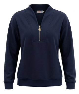 Navy Quarter Zip Set