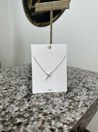 Small cross necklace - B3 Boutique, LLC