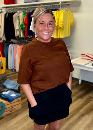Brown Short Sleeve