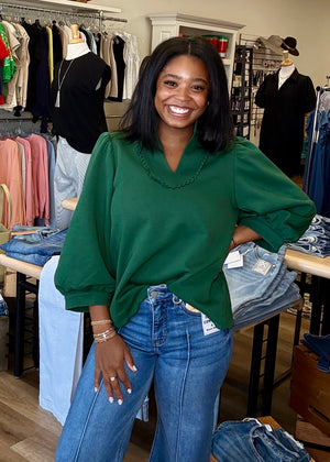 Hunter Green Top