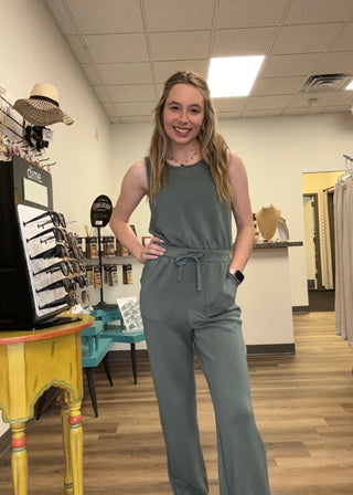 Sleeveless Jumpsuit - B3 Boutique, LLC