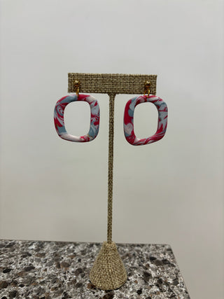 Stella Rae Square Earrings - B3 Boutique, LLC