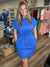 Royal Scalloped Dress