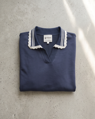 Navy French Terry