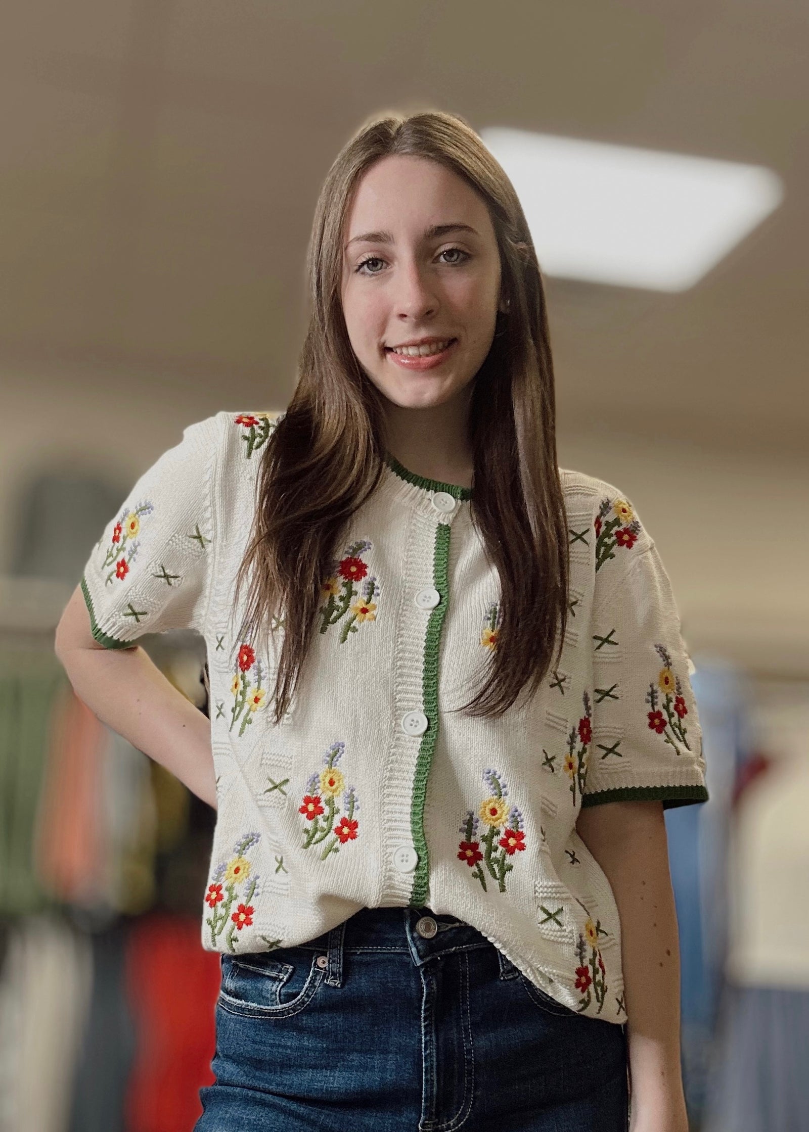 Spring Bouquet Cardigan - B3 Boutique, LLC