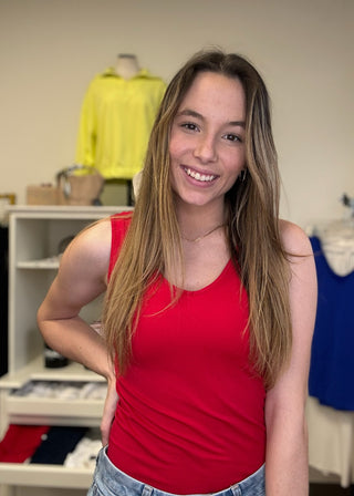 Red Reversible Tank - B3 Boutique, LLC