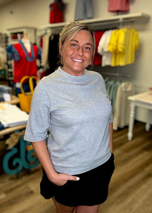 Heather Gray Short Sleeve