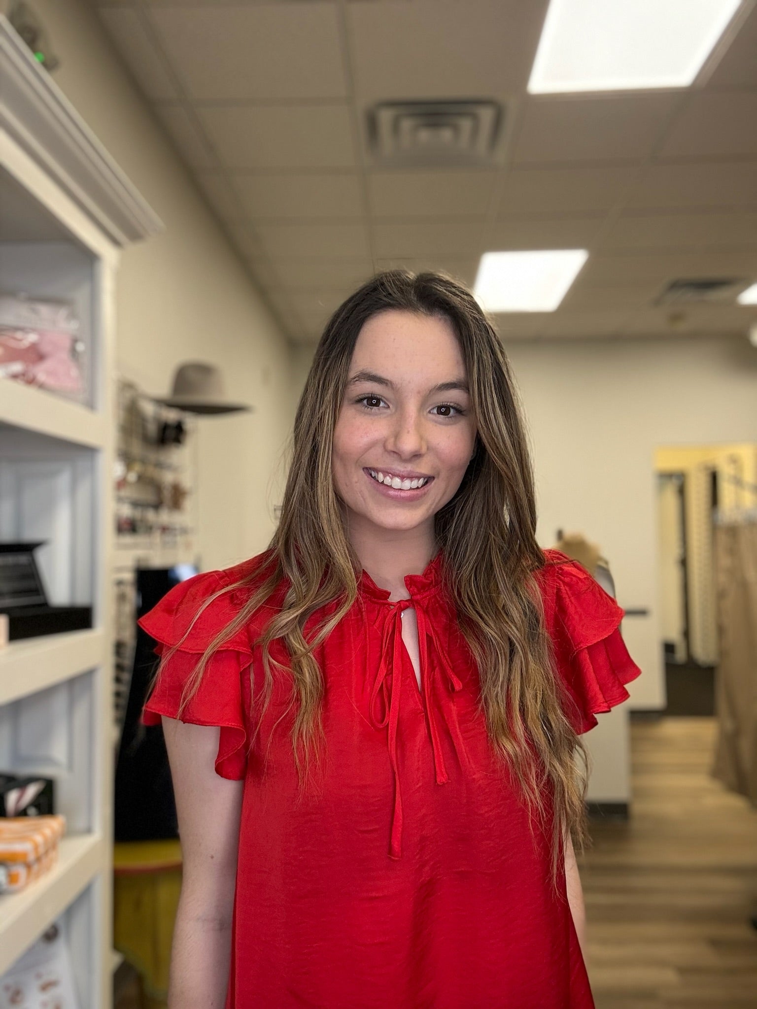 Candy Red Top - B3 Boutique, LLC