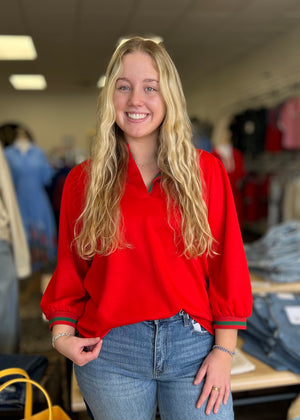 Maggie Pullover Top - B3 Boutique, LLC