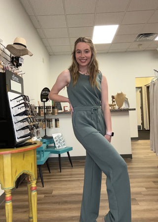 Sleeveless Jumpsuit - B3 Boutique, LLC