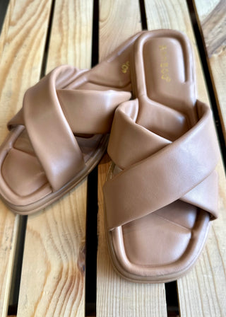 The Sahara Tan Strap Sandal - B3 Boutique, LLC