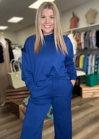 Scuba crewneck pullover & pants 2 pieces set - B3 Boutique, LLC