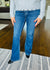 Risen Dark Low Rise Flare Jeans