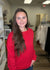 Red Textured Knit Top - B3 Boutique, LLC