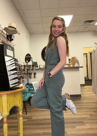 Sleeveless Jumpsuit - B3 Boutique, LLC
