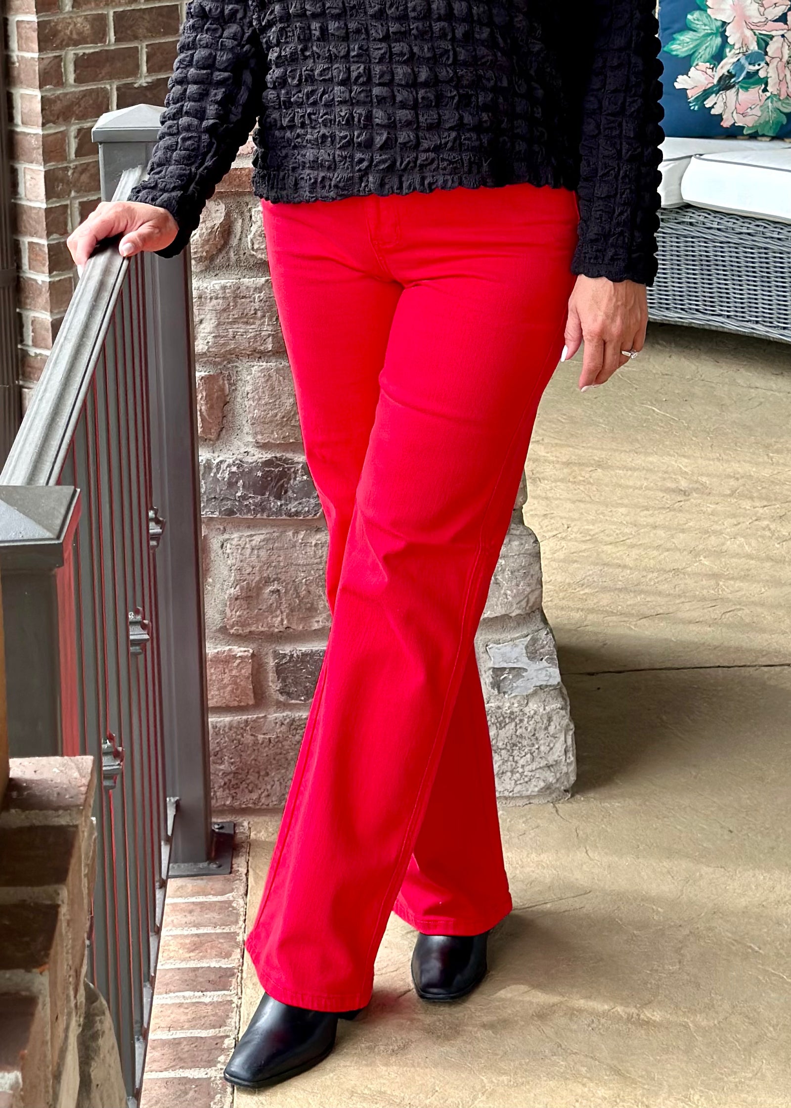 Red Judy Blue Straigh Leg Jeans - B3 Boutique, LLC