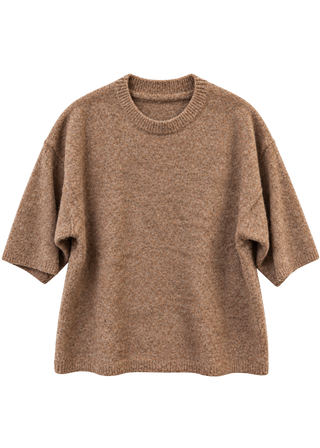 Camel Drop Shoulder Sweater