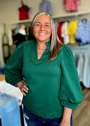 Hunter Green Top