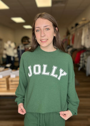 "Jolly" Stencil Graphic Top