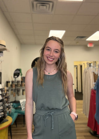 Sleeveless Jumpsuit - B3 Boutique, LLC