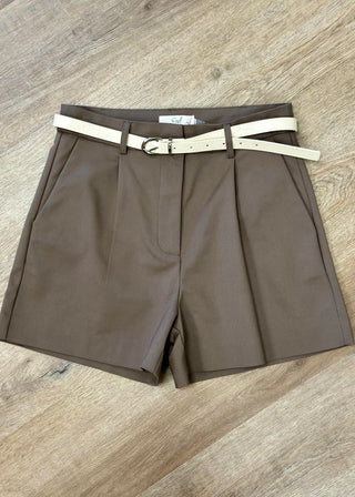 Stretch Bengaline Shorts - B3 Boutique, LLC