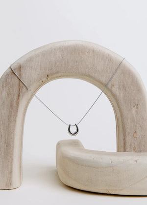 Hold Your Horses Necklace - Silver - B3 Boutique, LLC