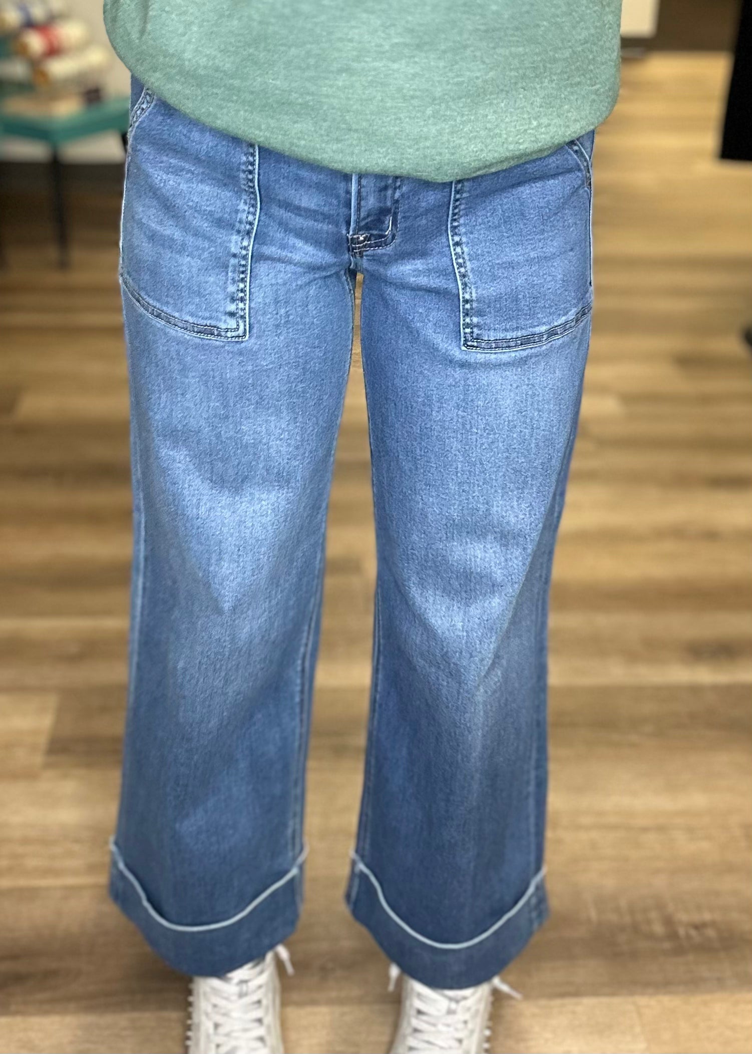 New Vervet Wide Leg Jeans - B3 Boutique, LLC