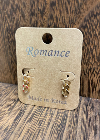 Gold Chain Earrings - B3 Boutique, LLC