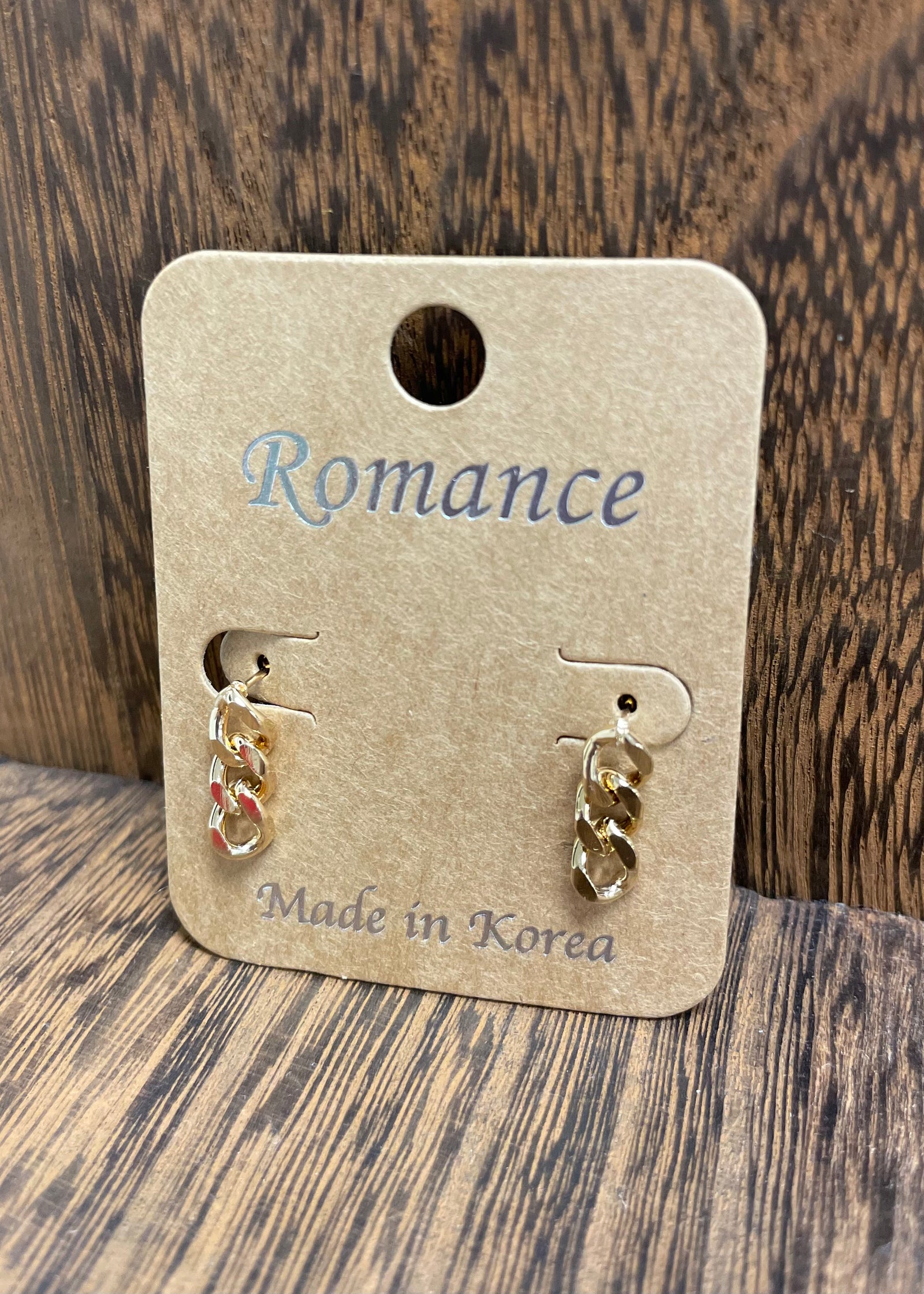 Gold Chain Earrings - B3 Boutique, LLC