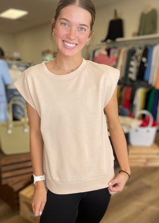 Cotton French Terry Crew Neck - B3 Boutique, LLC