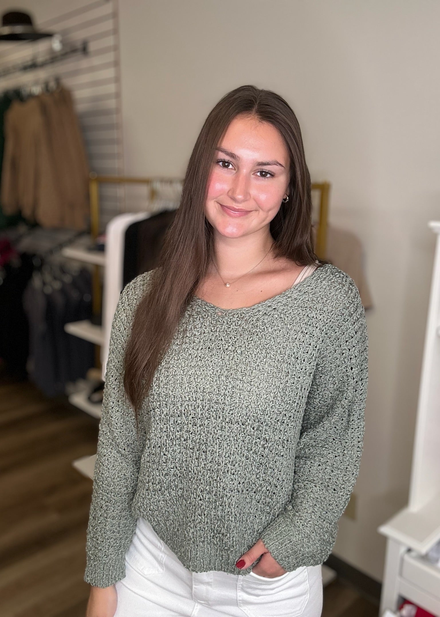 Loose Fit Knit Sweater - B3 Boutique, LLC