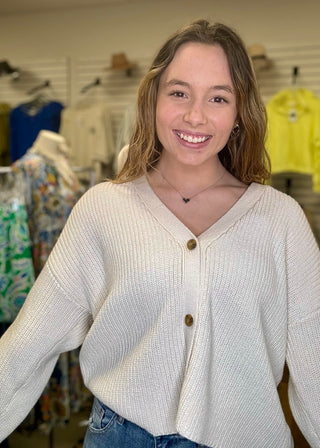 Ivory Cardigan - B3 Boutique, LLC