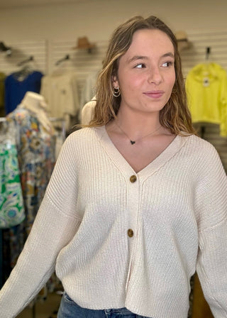 Ivory Cardigan - B3 Boutique, LLC
