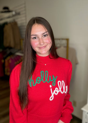Holly Jolly Sweater - B3 Boutique, LLC